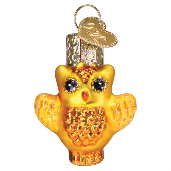 Old World Christmas Gumdrop Halloween Ornament Collection, Mini Owl