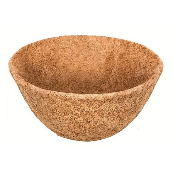 Panacea Round Coco Fiber Liner Insert for Outdoor Hanging Planters & Baskets, 10"