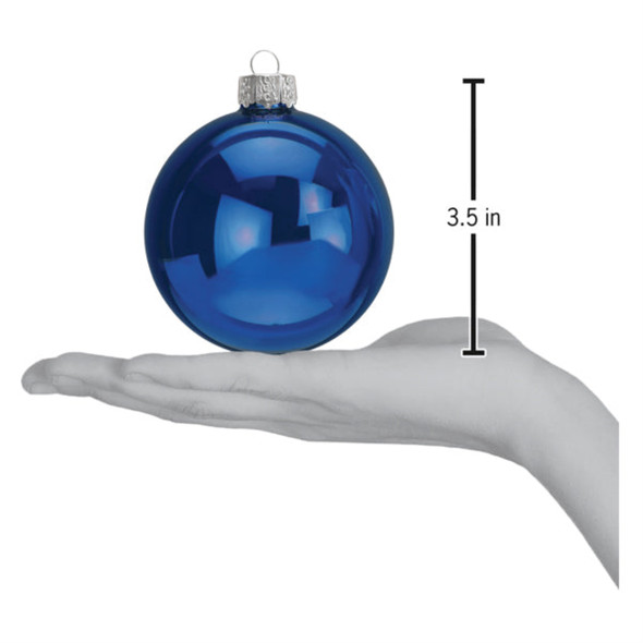 Old World Christmas Blown Glass Ornaments, Twilight, 3.5in (Pack of 6)