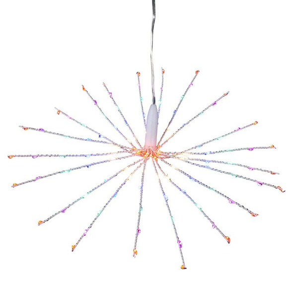 Kurt Adler Pre-Lit 3D Fairy Starburst Light, Multicolor, 12in