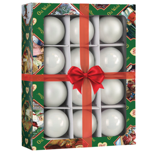 Old World Christmas Mini Glass Ornaments, Wonderland, 1.5in (Pack of 12)