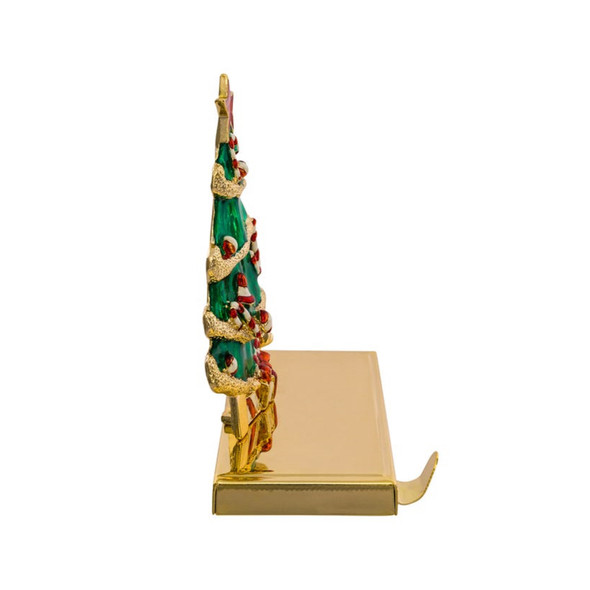Kurt Adler Christmas Stocking Holder with Retractable Hook, Christmas Tree