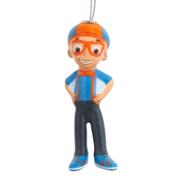 Kurt Adler Officially Licensed Blippi Decoupage Ornament, 3.5"