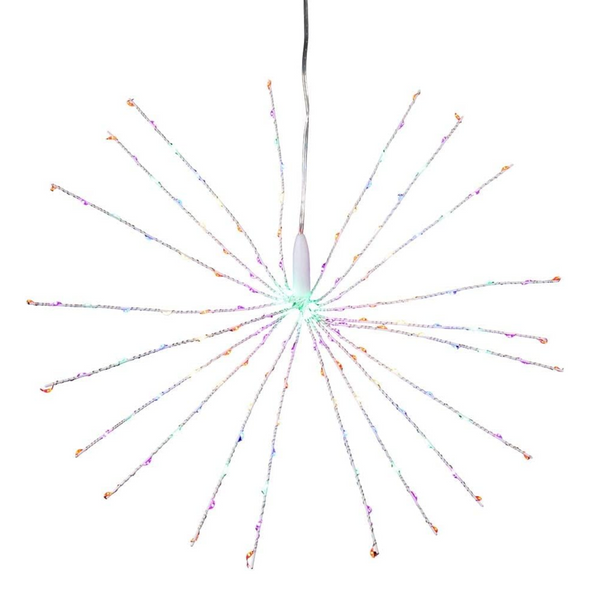 Kurt Adler Pre-Lit 3D Fairy Starburst Light, Multicolor, 16in