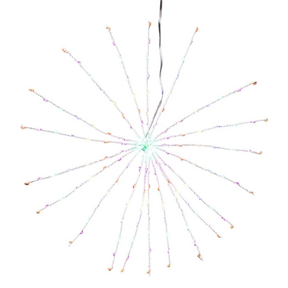 Kurt Adler Pre-Lit 3D Fairy Starburst Light, Multicolor, 16in