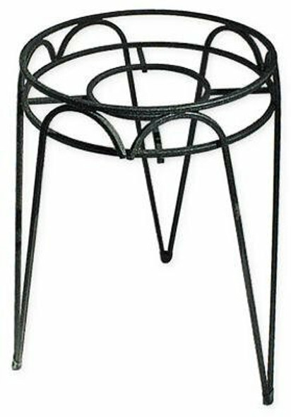 Border Concepts 72240 Wrought Iron Hampton Plant Stand, 15-Inch, Black