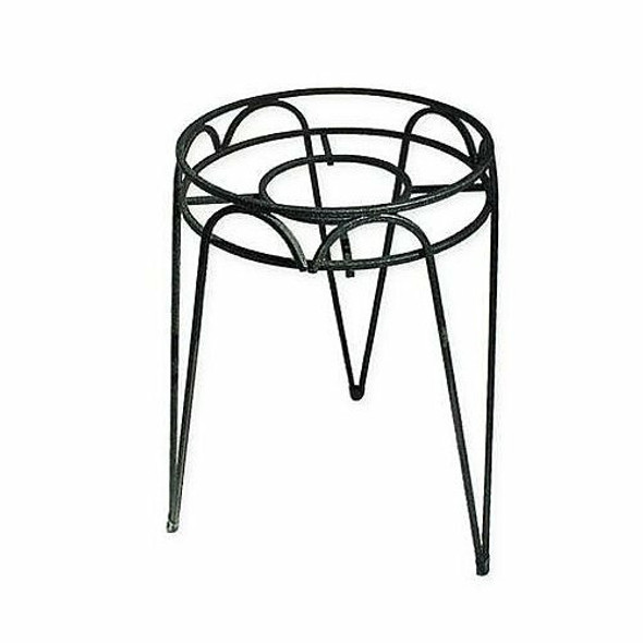Border Concepts 72245 Wrought Iron Hampton Plant Stand, 21-Inch, Black