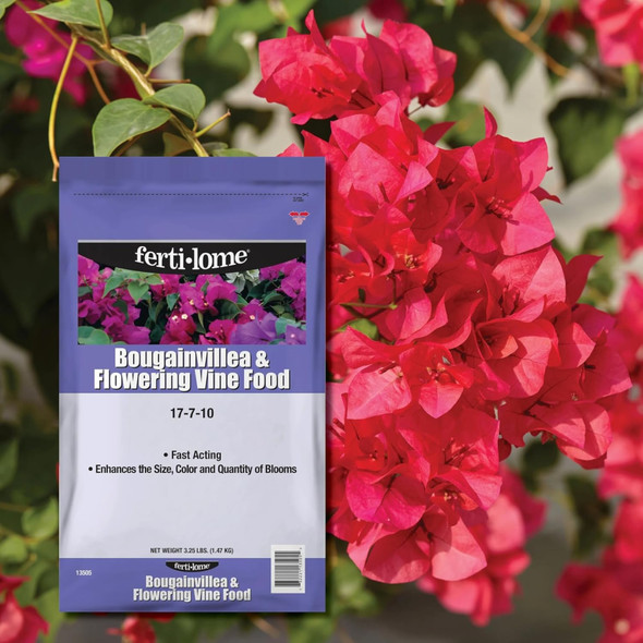 Fertilome Bougainvillea & Flowering Vine Food 17-7-10 Fertilizer, 3.25lbs