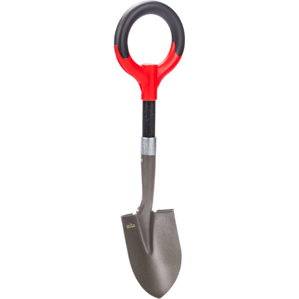 Radius Garden Mini-O Digger Steel Shovel, Red