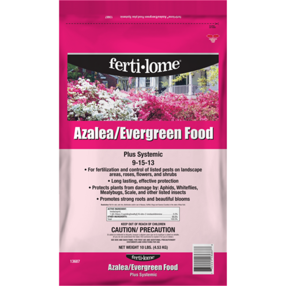 Fertilome Azalea/Evergreen Food Plus with Systemic, 9-15-13, 10lbs
