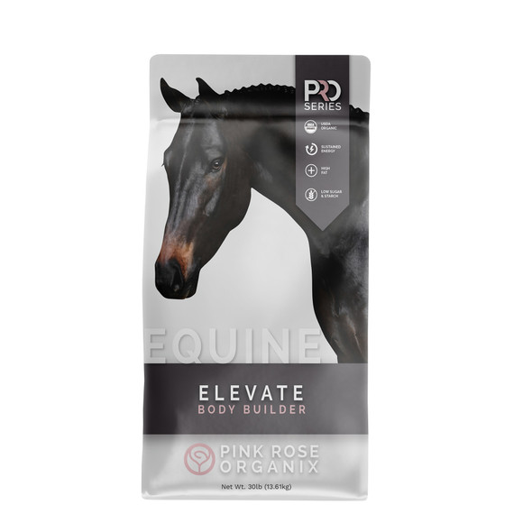 Pink Rose Organix PRO Series Elevate Body Builder Equine Feed, 30lbs