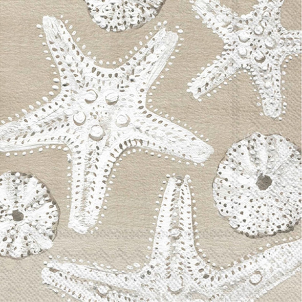 Boston International IHR 3-Ply Paper Cocktail Napkins, 5" x 5", Beach Treasures Starfish (Pack of 20) Boston International IHR 3-Ply Paper Cocktail Napkins, 5" x 5", Beach Treasures Starfish (Pack of 20)