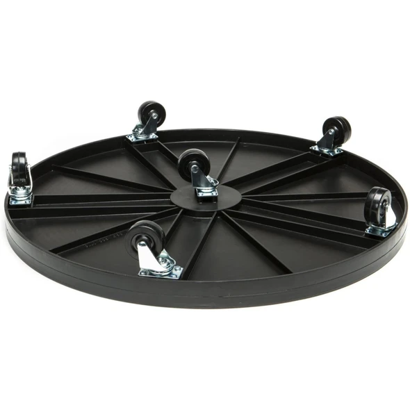 DeVault Heavy-Duty Ridged Plant Dolly with 360° Mobility, 500lb Capacity, 24"