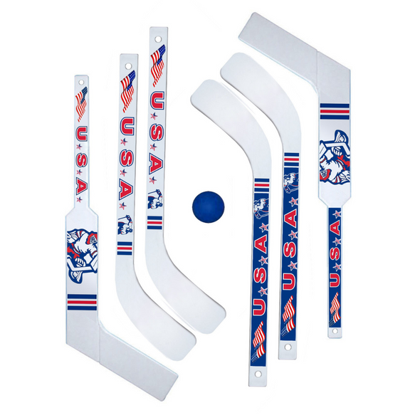 Millside USA Mini Hockey Set – 6 Durable Mini Sticks & 1 Foam Ball – Indoor/Outdoor Rec Floor Hockey Set Millside USA Mini Hockey Set – 6 Durable Mini Sticks & 1 Foam Ball – Indoor/Outdoor Rec Floor Hockey Set