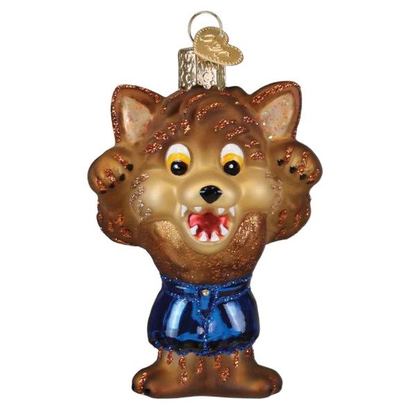 Old World Christmas Blown Glass Ornament for Christmas Tree, Halloween Werewolf