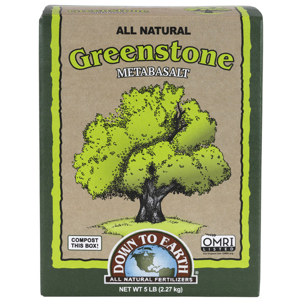Down to Earth Greenstone Metabasalt All Natural Soil Amendment, 5lbs