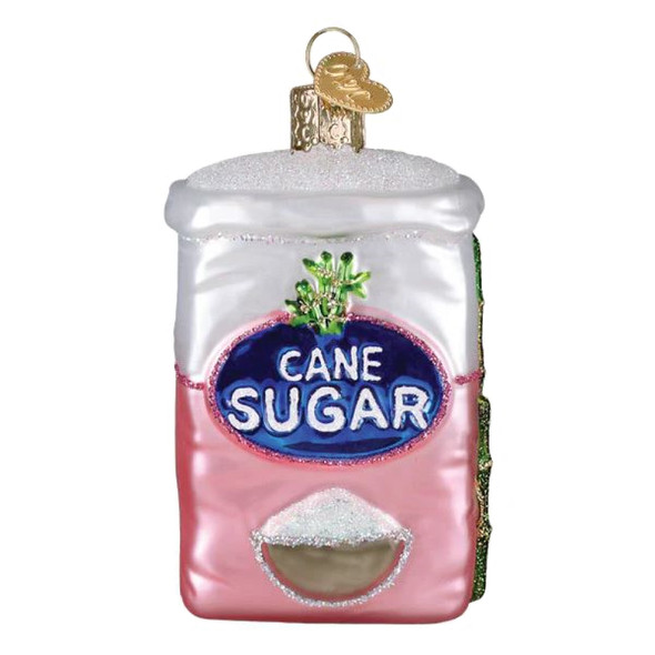 Old World Christmas Blown Glass Ornament for Christmas Tree, Bag of Cane Sugar
