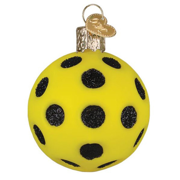 Old World Christmas Blown Glass Ornament for Christmas Tree, Pickleball