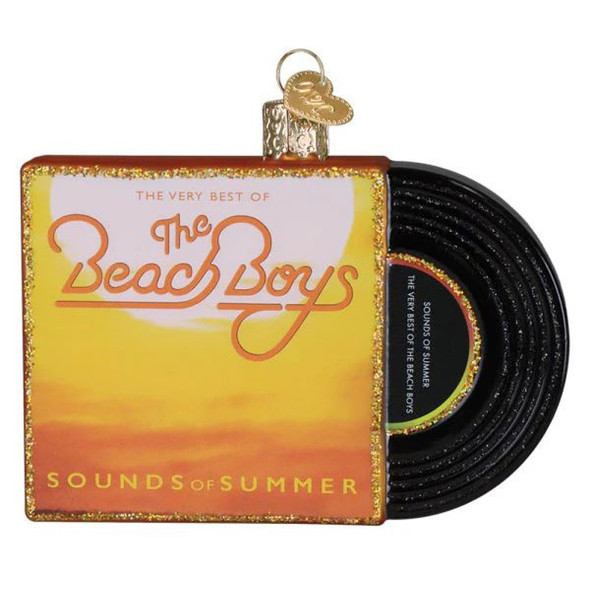 Old World Christmas Blown Glass Ornament for Christmas Tree, Sounds of Summer Album Cover