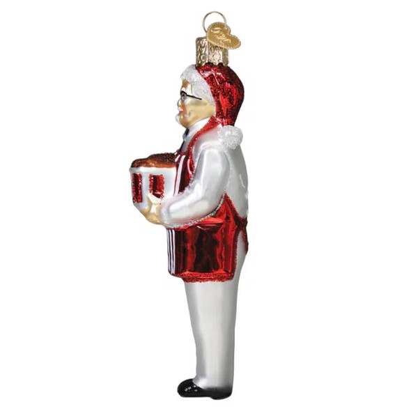 Old World Christmas Blown Glass Ornament for Christmas Tree, KFC Colonel Sanders