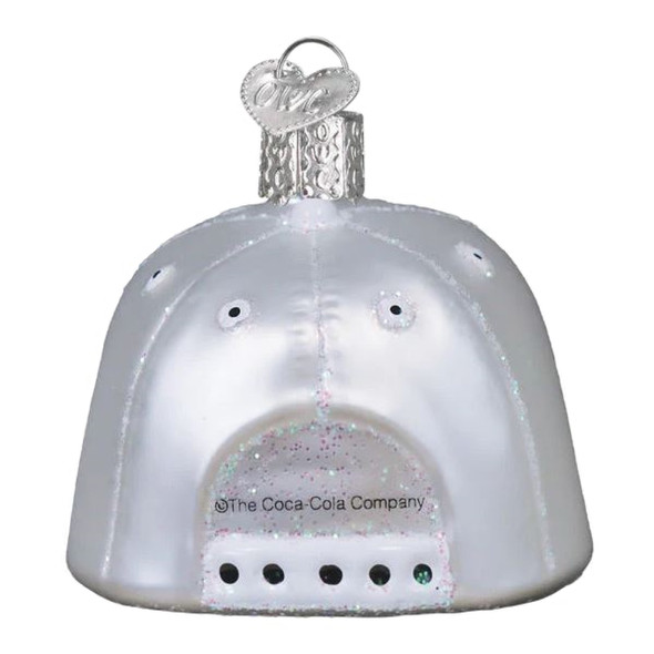 Old World Christmas Blown Glass Ornament for Christmas Tree, Diet Coke Baseball Cap