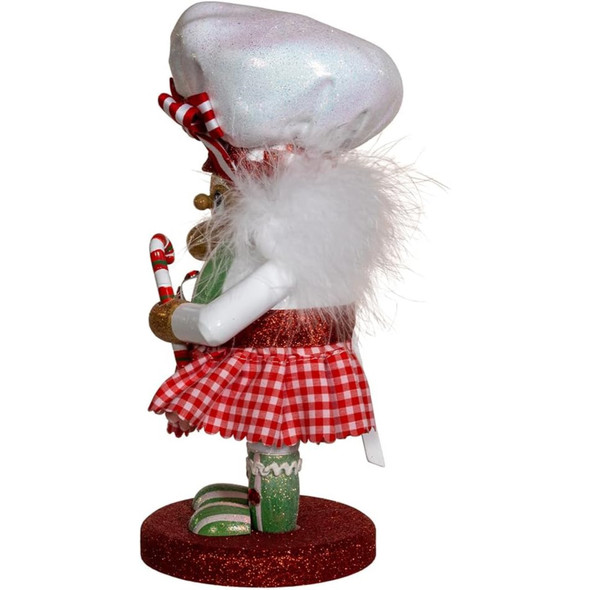 Kurt Adler Hollywood Wooden Nutcracker Collection, Gingerbread Baker Girl, 10"