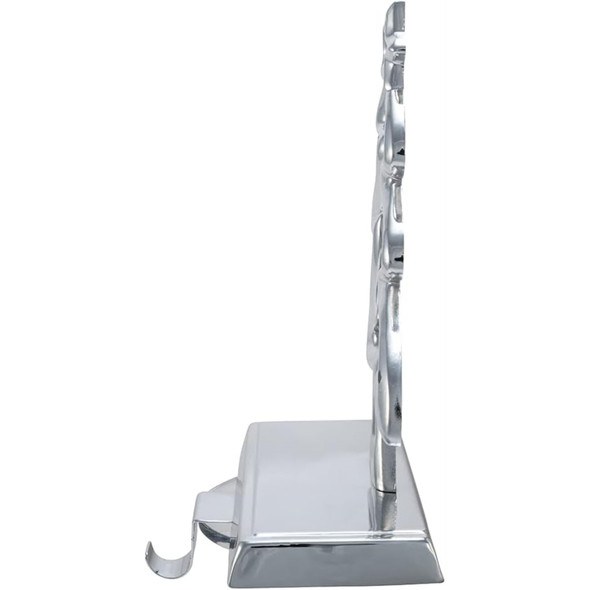 Kurt Adler Christmas Stocking Holder, Silver Christmas Tree, 7.5"