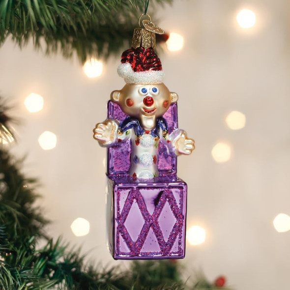 Old World Christmas Blown Glass Ornament for Christmas Tree, Charlie in the Box