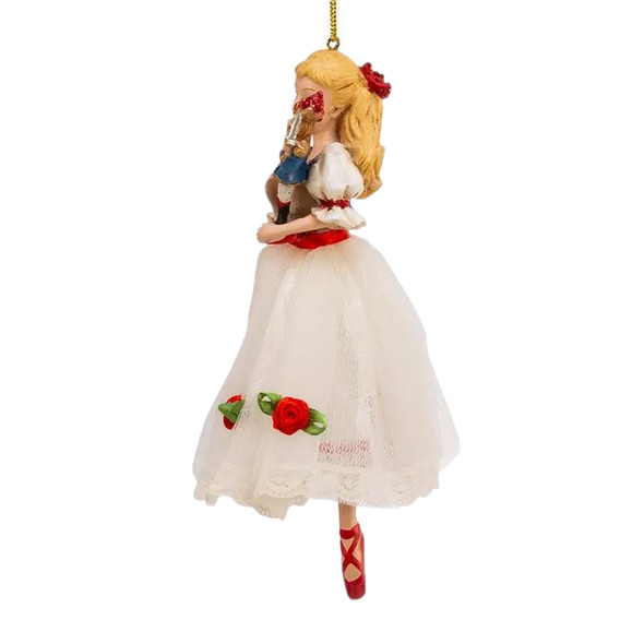 Kurt Adler Resin Ornament for Christmas Tree, Clara