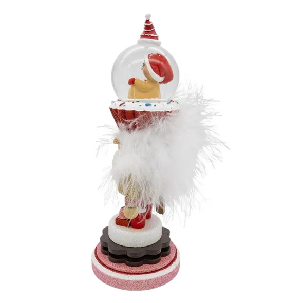 Kurt Adler Resin Hollywood Nutcracker, Gingerbread Water Globe, 10in