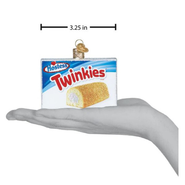 Old World Christmas Blown Glass Ornament for Christmas Tree, Hostess Twinkies Box