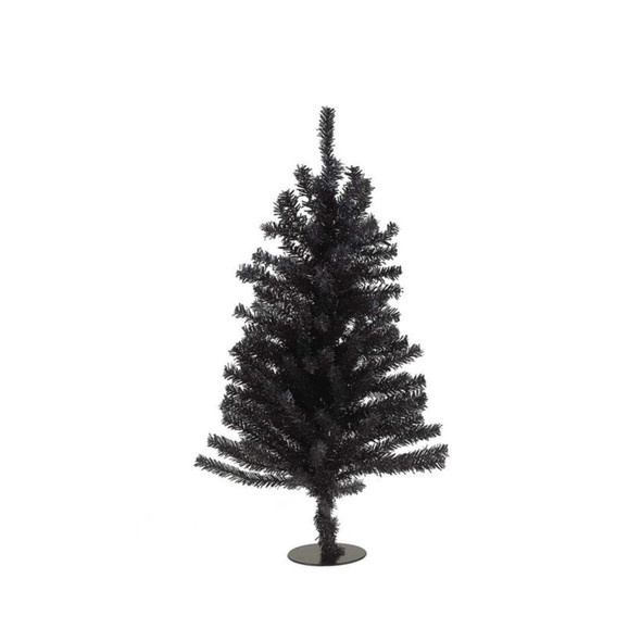 Kurt Adler Artificial Un-Lit Black Mini Tree for Christmas or Halloween, 18" Kurt Adler Artificial Un-Lit Black Mini Tree for Christmas or Halloween, 18"