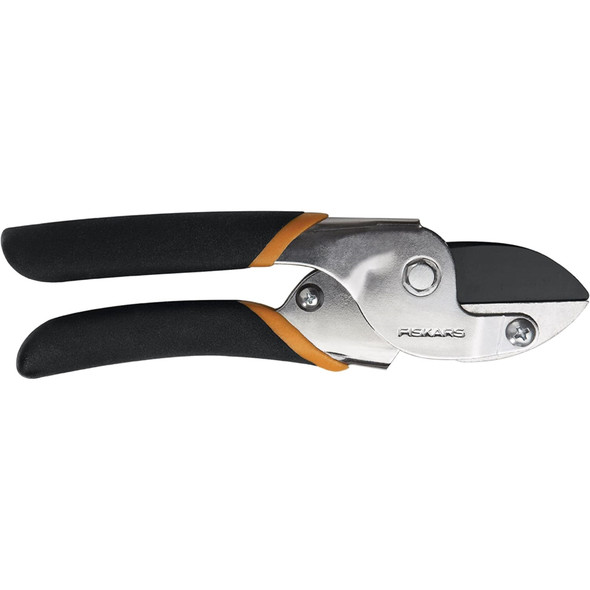 Fiskars Power-Lever Anvil Pruner, 10-Inch Garden Shears for Cutting Dry Branches and Stems, 5/8-Inch Cutting Capacity Fiskars Power-Lever Anvil Pruner, 10-Inch Garden Shears for Cutting Dry Branches and Stems, 5/8-Inch Cutting Capacity