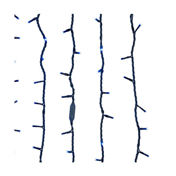 Kurt Adler Jingle Bright String Lights, Blue, 16.5ft