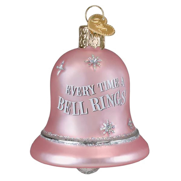 Old World Christmas Blown Glass Ornament for Christmas Tree, Everytime a Bell Rings