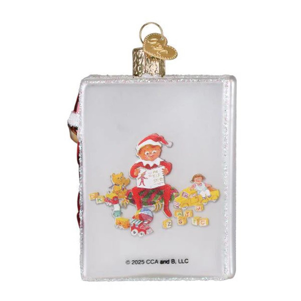 Old World Christmas Blown Glass Ornament for Christmas Tree, The Elf On The Shelf