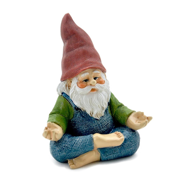 Marshall Home & Garden Fairy Garden Woodland Knoll Collection, Meditating Yoga Gnome Marshall Home & Garden Fairy Garden Woodland Knoll Collection, Meditating Yoga Gnome