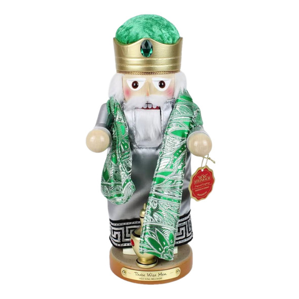 Steinbach Wooden Chubby Nutcracker, Three Wise Man - Caspar, 12in
