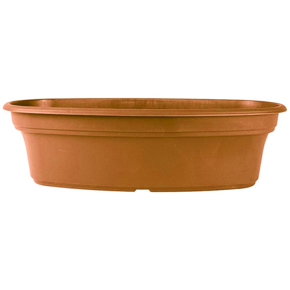 The HC Companies Panterra Oval Plastic Outdoor/Indoor Planter, 12in