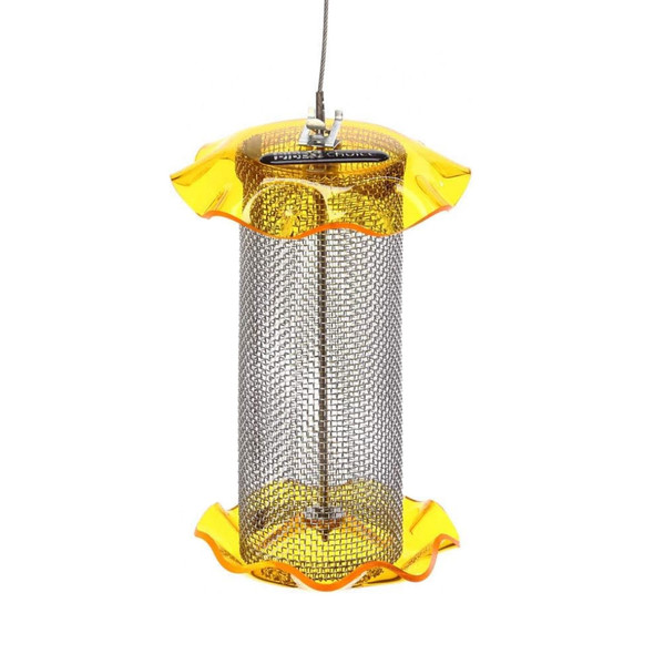 Birds Choice Forever Feeder Mesh Nyjer Wild Bird Feeder, Yellow, 1 Quart