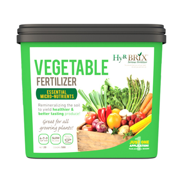 HyR BRIX Slow-Release 4-7-9 Vegetable Garden Fertilizer