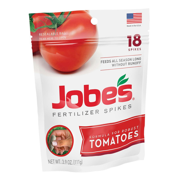Jobe's Slow-Release Fertilizer Spikes 6-18-6 for Tomatoes, 18 Count
