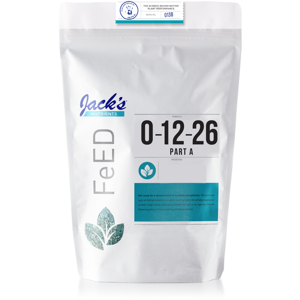 Jack’s Nutrients 0-12-26 Part A Water-Soluble Fertilizer