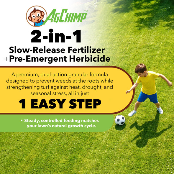 AgChimp 5-0-30 Prodiamine Pre-Emergent Herbicide Plus Turf Fertilizer, 15lbs