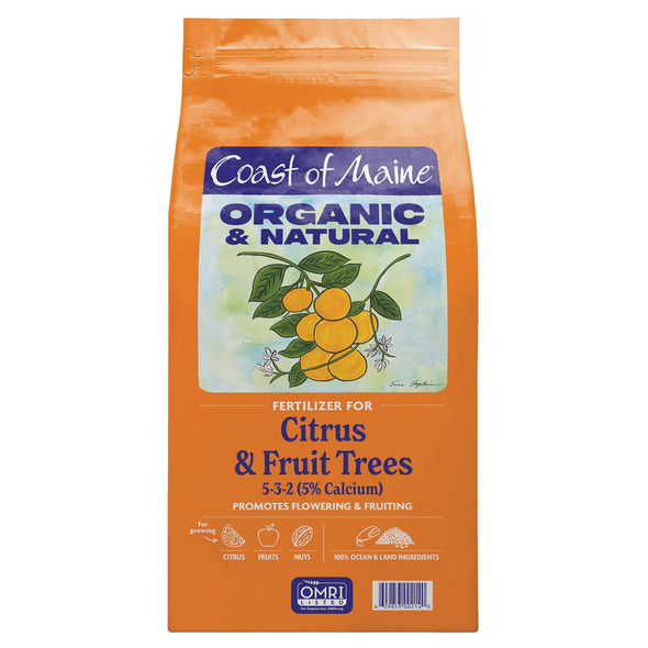 Coast of Maine Organic & Natural Fertilizer for Citrus & Fruit Trees