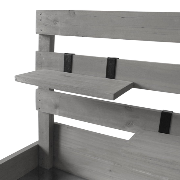 VegTrug Cedar Potting Table for Everyday Gardening, Grey Wash