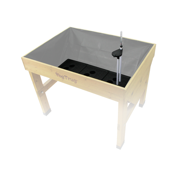 VegTrug  Self Watering Kit for Classic Small 1m Raised Bed, Black