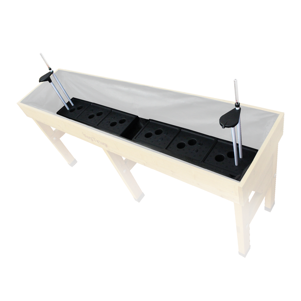 VegTrug  Self Watering Kit for Wall Hugger Medium 1.8m Raised Bed, Black
