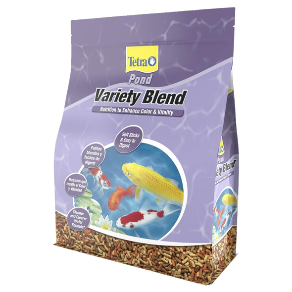 TetraPond Variety Blend Fish Food to Enhance Color and Vitality