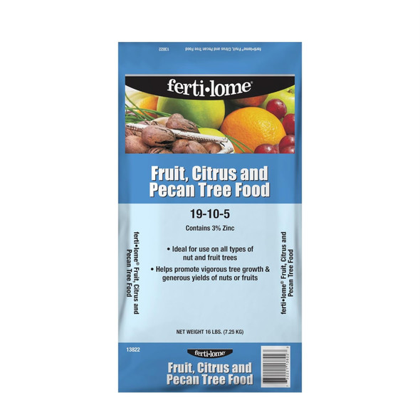 Fertilome Fruit, Citrus & Pecan Tree Food 19-10-5 Fertilizer, 16lbs